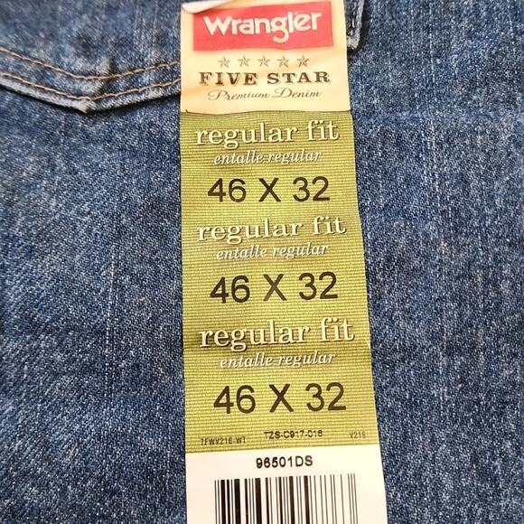 Wrangler 46x32 Regular Fit Jeans, NWT - Picture 3 of 9